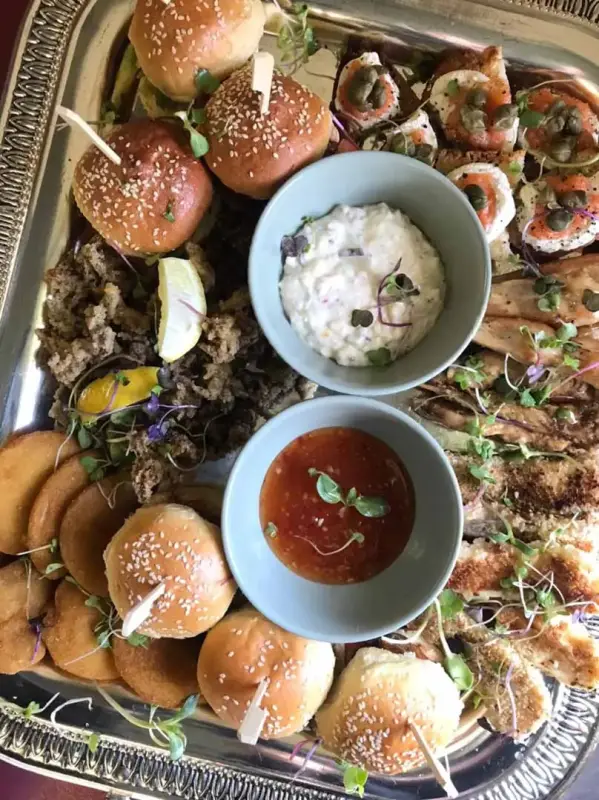 Canapé platter by Quench x Como
