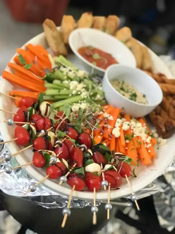 Canapé platter by Quench x Como