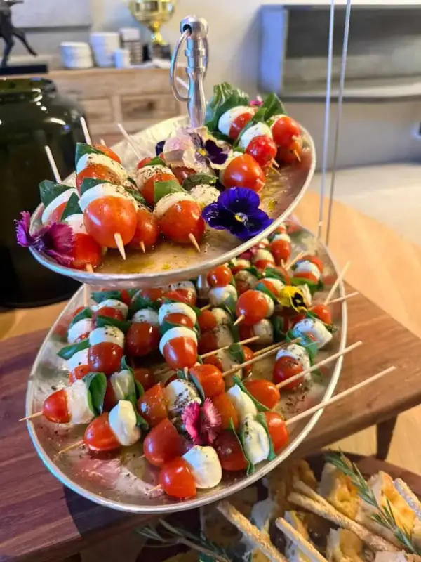 Canapé platter by Quench x Como