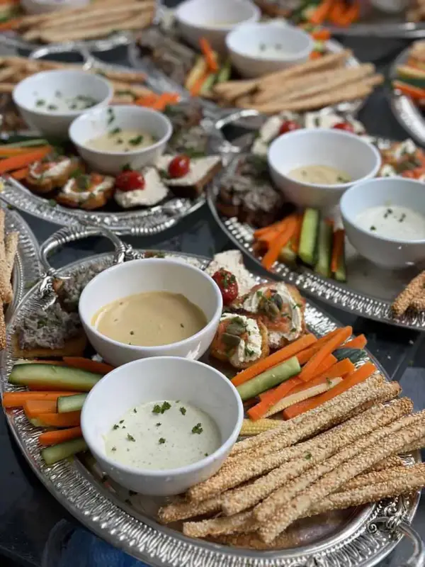 Canapé platter by Quench x Como