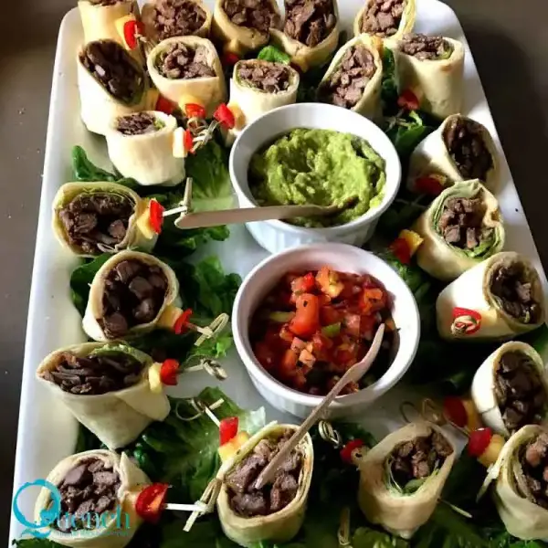 Canapé platter by Quench x Como