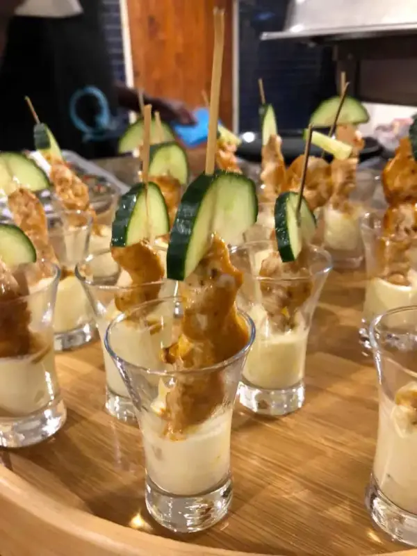 Canapé platter by Quench x Como